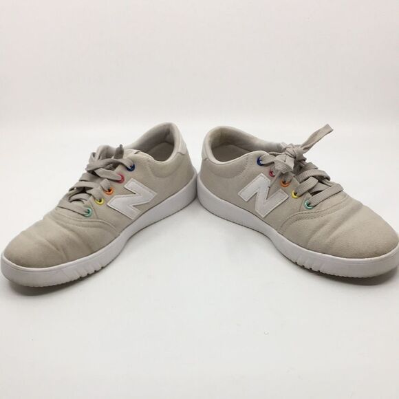 New Balance x Isaac Mizrahi Live Lightweight Tan Canvas Sneakers Women’s 6 1/2 M - Picture 9 of 16